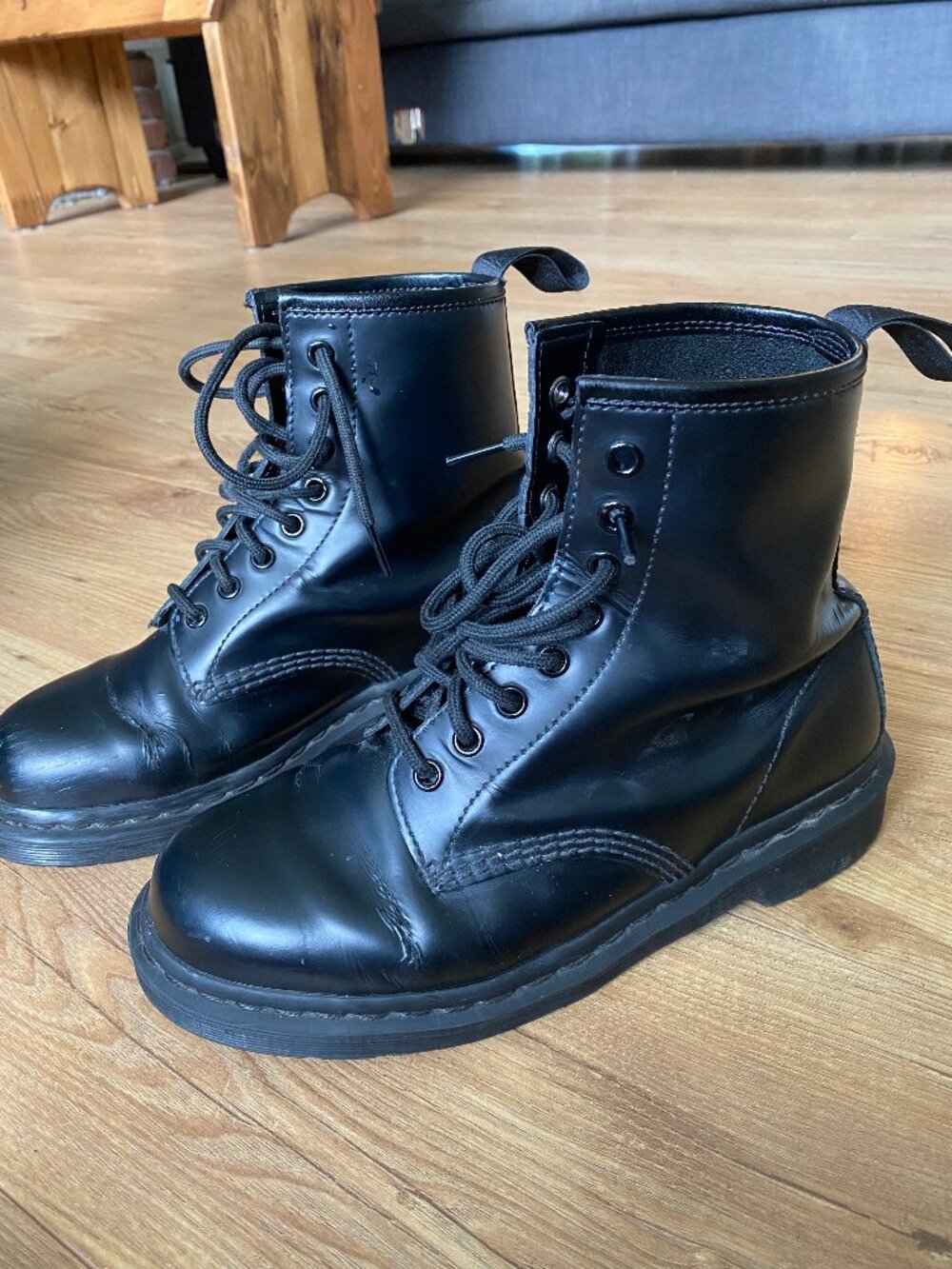 Dr. Martins Vegan Leather lace up boots